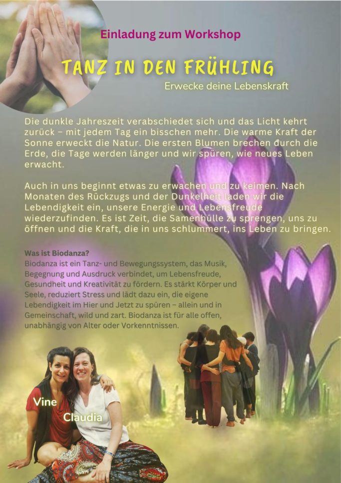 09.03.25 Tanz in den Frühling, Tagesworkshop